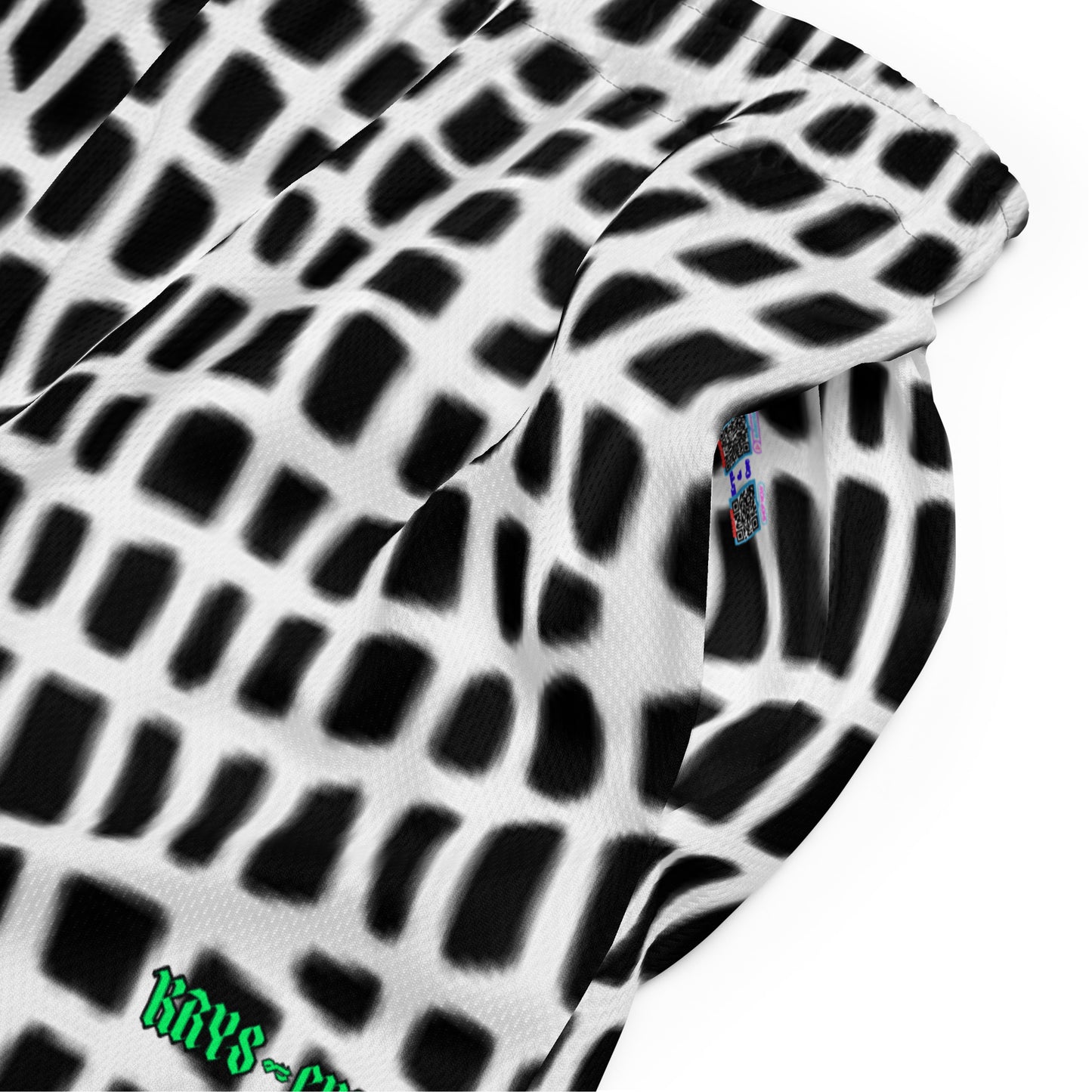 Ghost unisex mesh shorts