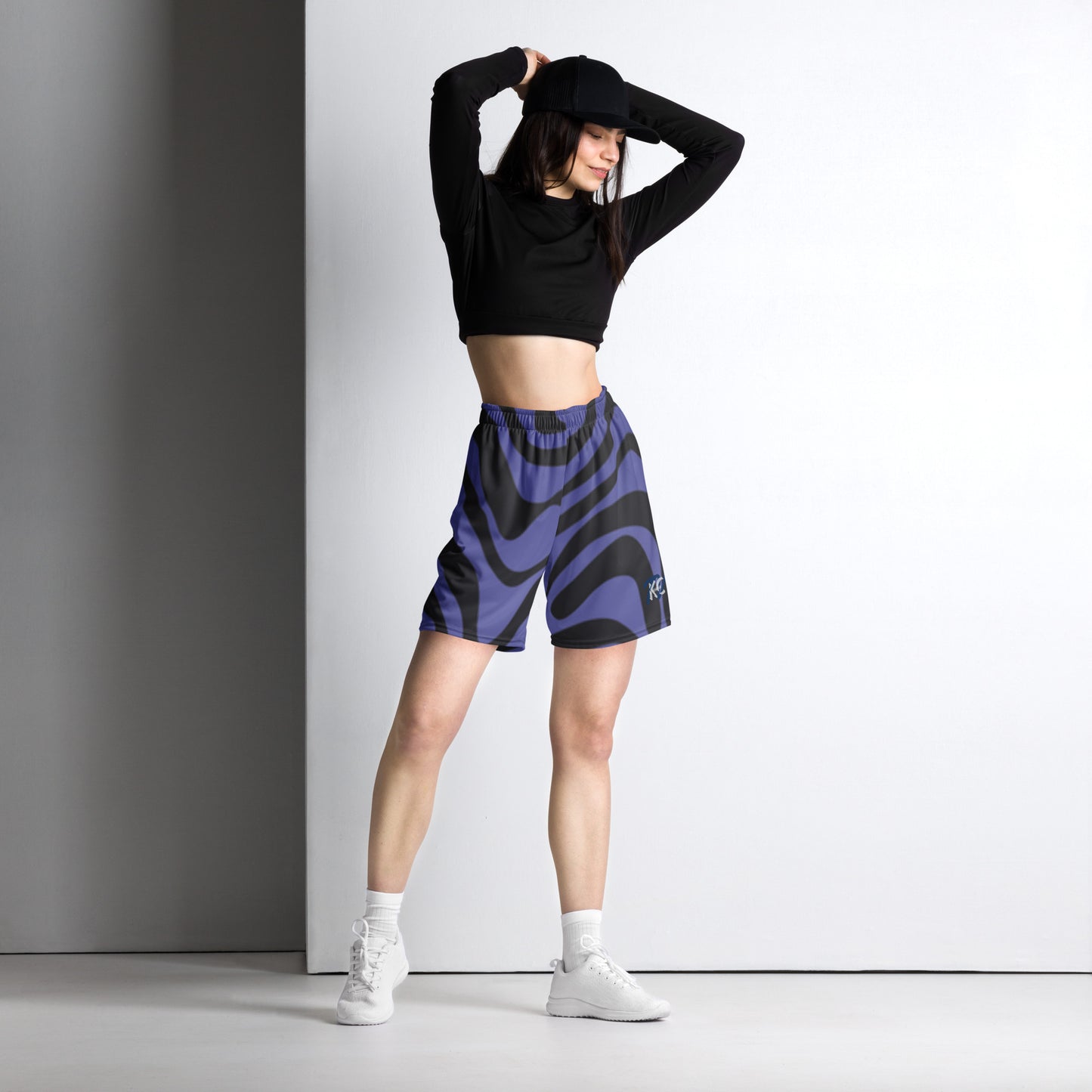 Loopy unisex mesh shorts