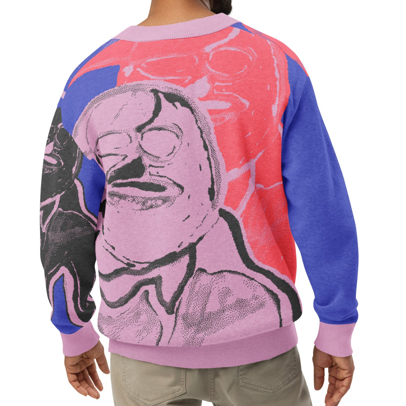 GhostFace Knitted cardigan