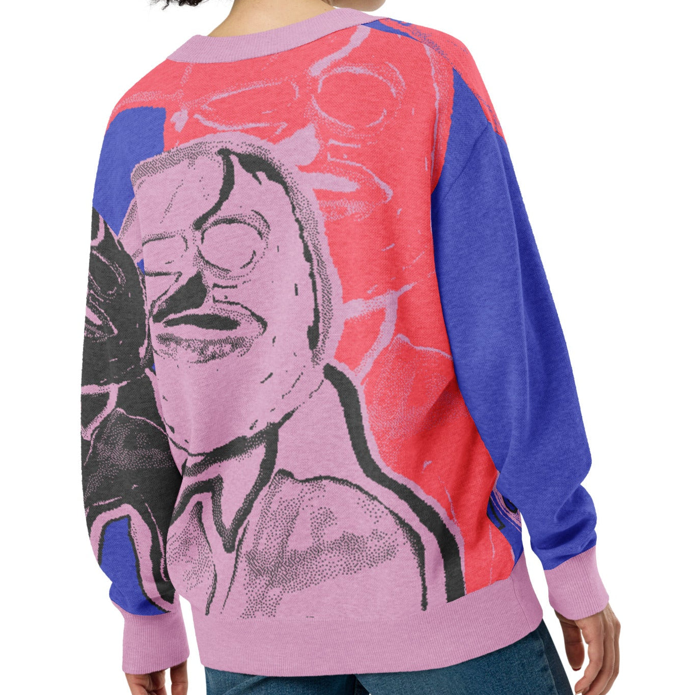 GhostFace Knitted cardigan