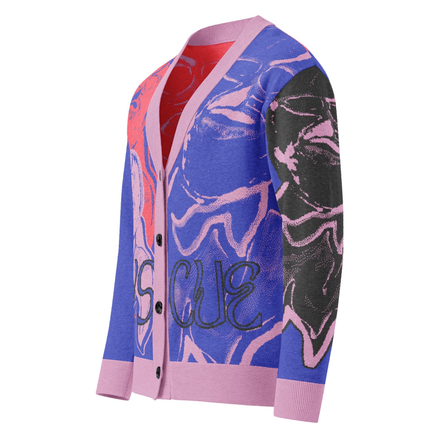 GhostFace Knitted cardigan