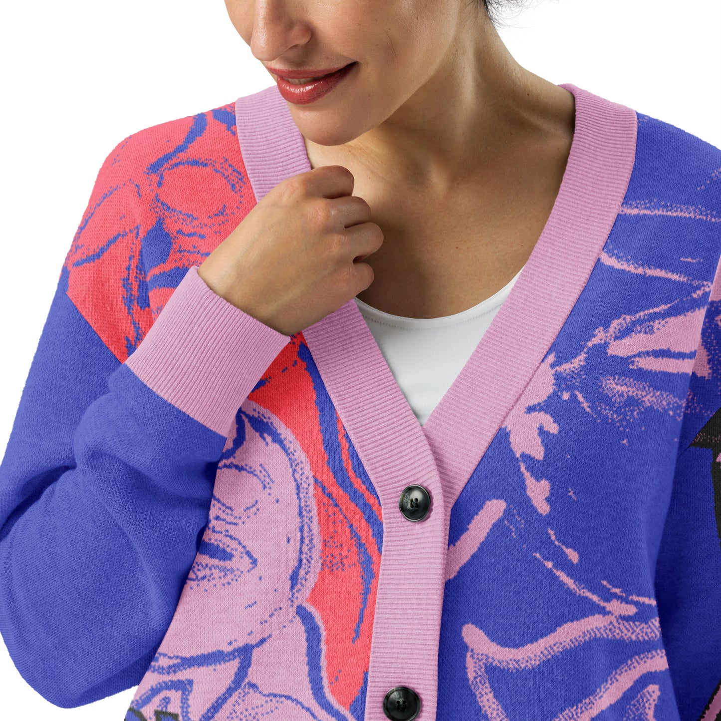 GhostFace Knitted cardigan