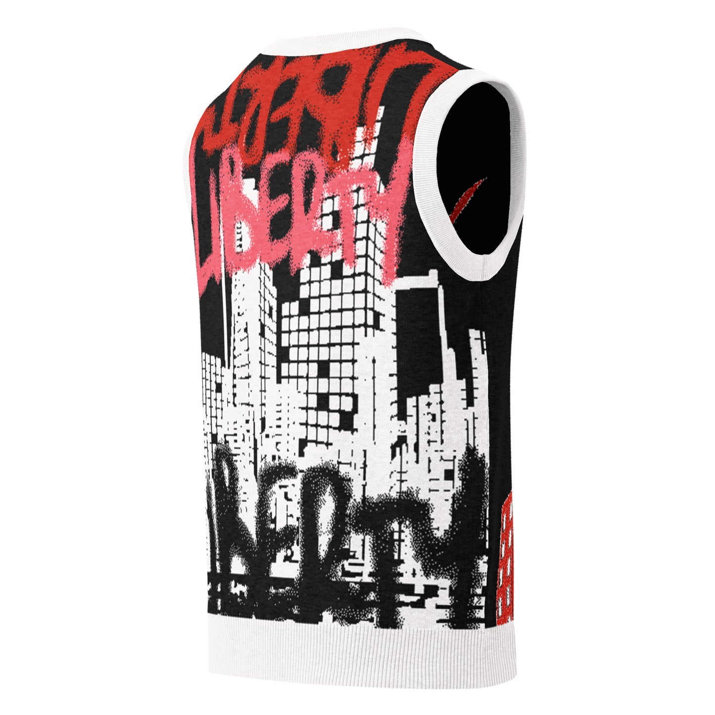 Kong Knit V-neck vest